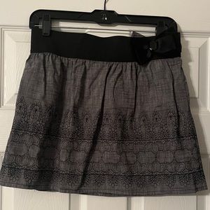 🐠 Heart Soul Girls Elastic Waist Skirt Black. Size Small.Polyester/Spandex.